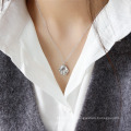 Fashion Simple Irregular Round Plate Necklace Jewelry